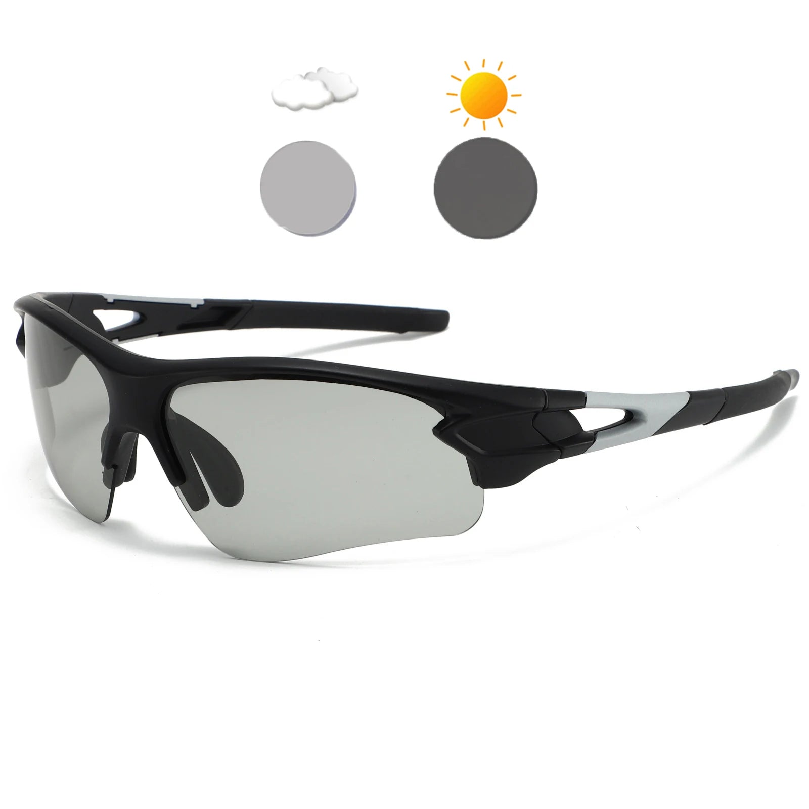 Men Women Polarized Photochromic Sunglasses Outdoor Sports Fishing Sun Glasses Cycling Running Driving Eyewear Hiking Goggles