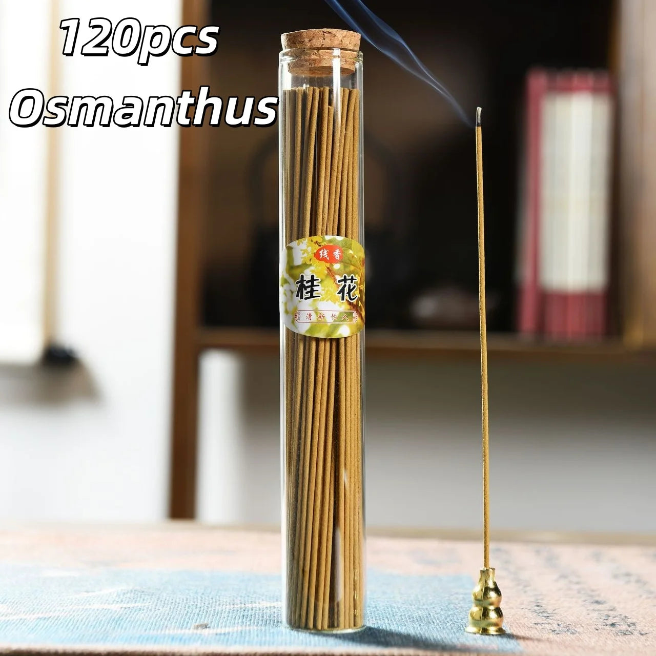 120pc/Box Natural Incense Stick Aromatherapy Sticks Interior Deodorization Lasting Lingering Fragrance Household Bedroom Incense