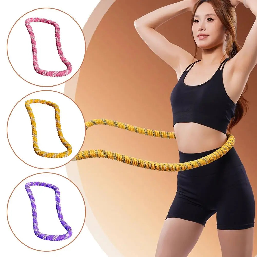 1pc Soft Spring Hula Hoop For Weight Loss Slimming Waist And Belly Adult Fitness Home Use Abdominal Compression Fat Burning