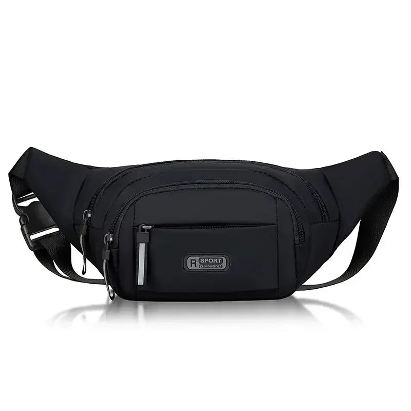 Men's Canvas Anti-Theft Ultra-Thin Invisible Waist Pack for Phone Sports Outdoor Running Hiking Travel Waist Bag for Men