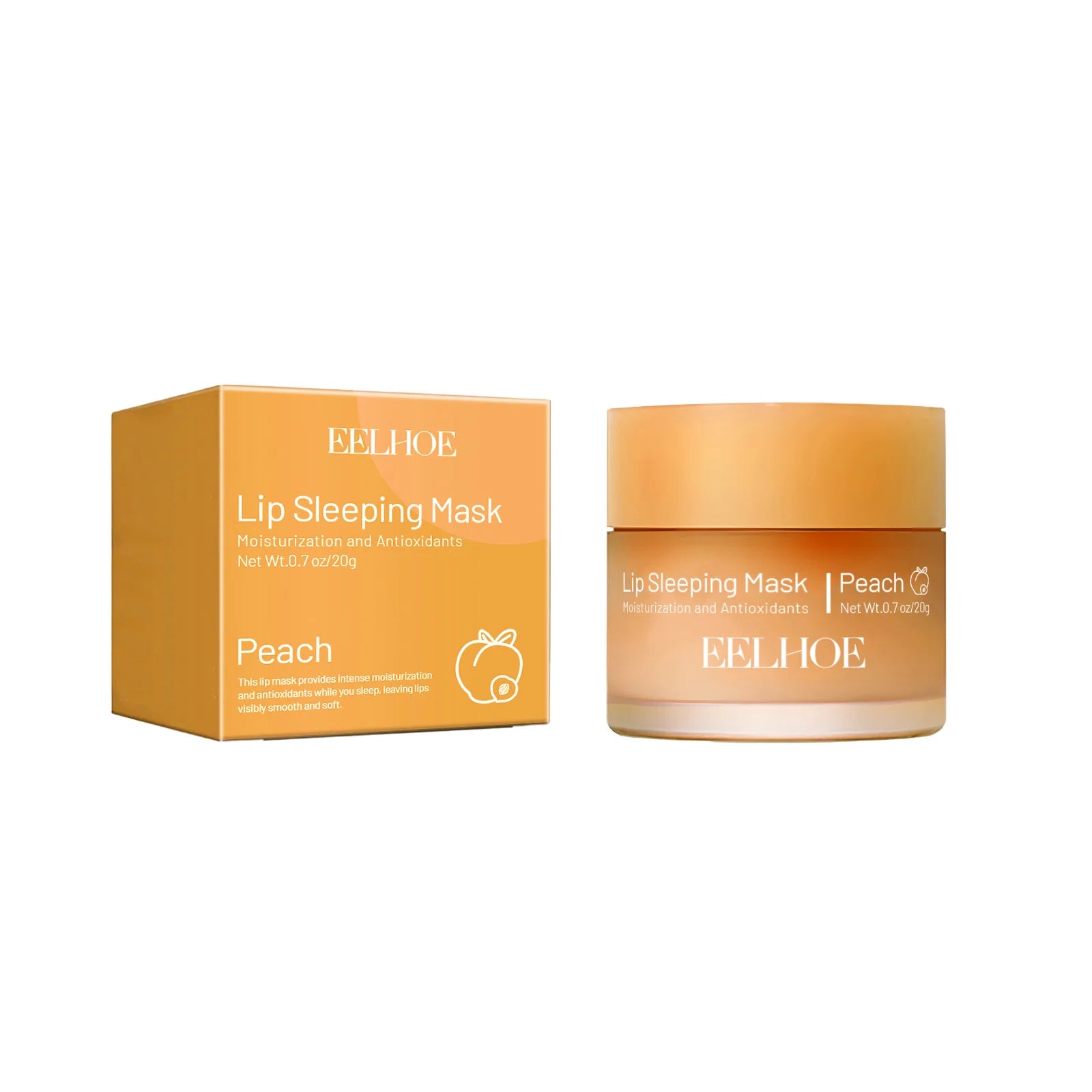 Overnight Lip Sleeping Mask, Hydrating Lip Treatment for Dry Chapped Lips, Exfoliating & Plumping Lip Care