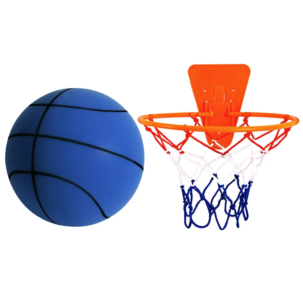 18/21/24cm No Noise Basketball Size 3/5/7 Multicolour Sponge Basketball Indoor Training Ball Bouncing for Kids Christmas Gifts