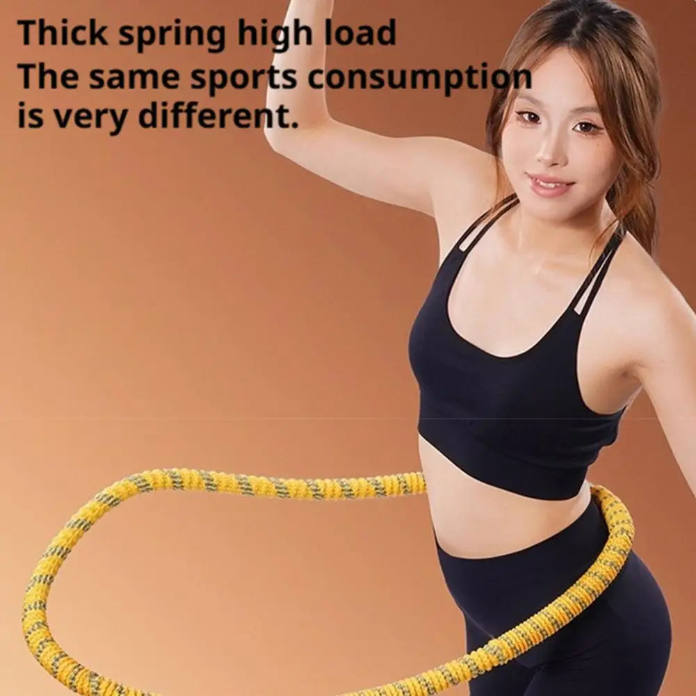 1pc Soft Spring Hula Hoop For Weight Loss Slimming Waist And Belly Adult Fitness Home Use Abdominal Compression Fat Burning