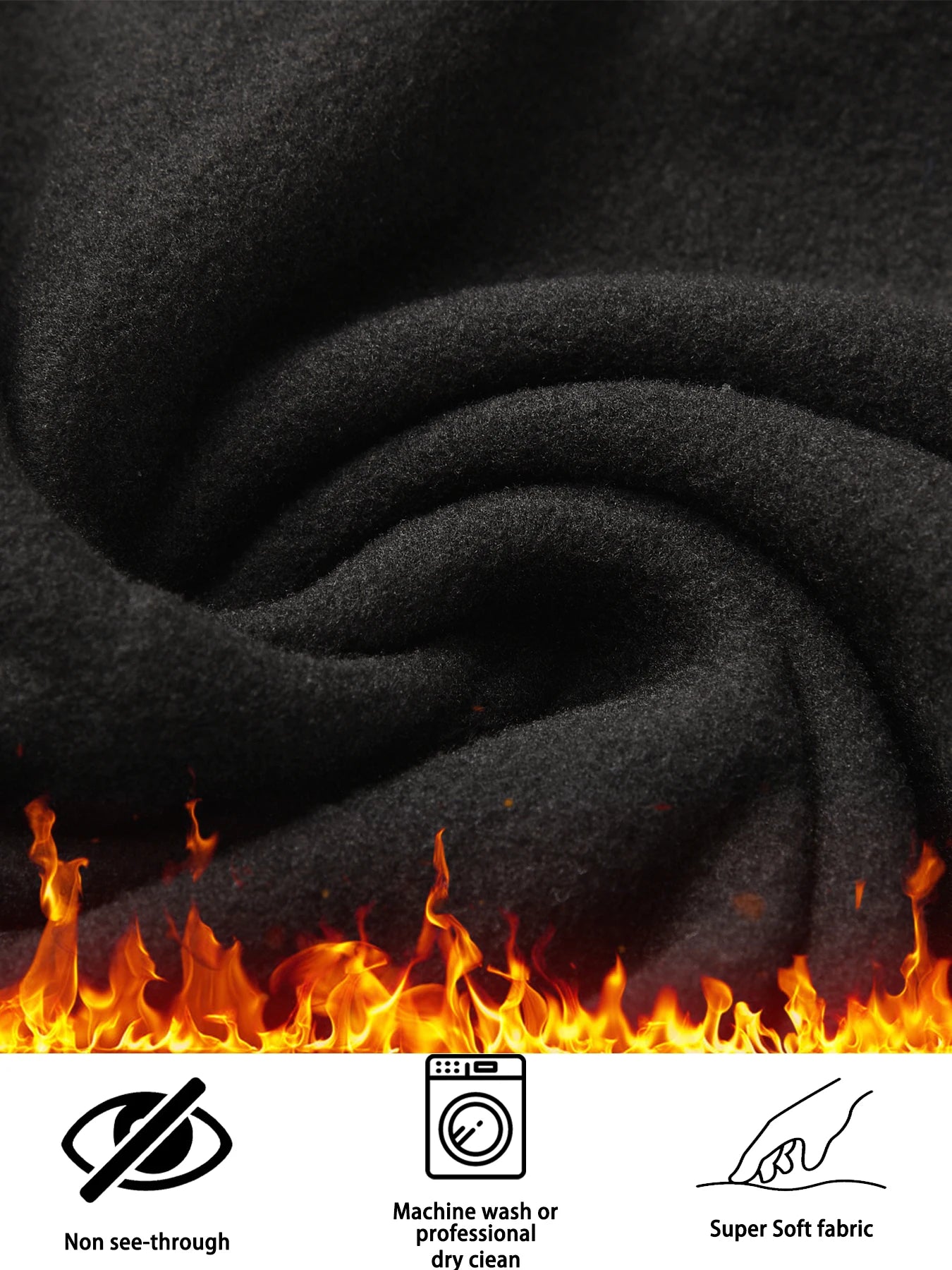 Womens Thermal Fleece Lined High Waisted with pockets Leggings, Workout Winter Warm Thick Tights Soft Yoga Running Pants