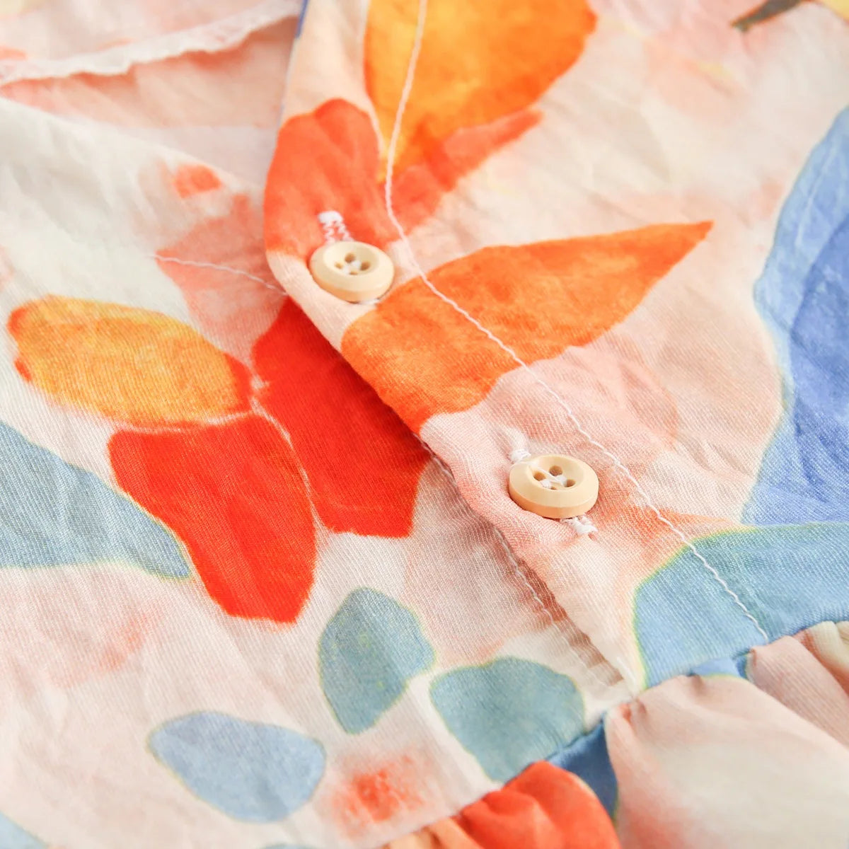 Sanlutoz Casual Short Sleeve Baby Dress Country Style Little Girls Dress Summer