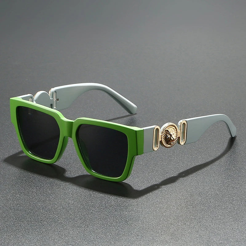 New Luxury Fashion Brand Designer Sunglasses Women Men 2025 Vintage Square Leopard Shades Glasses Outdoor Travel Top Sunglasses