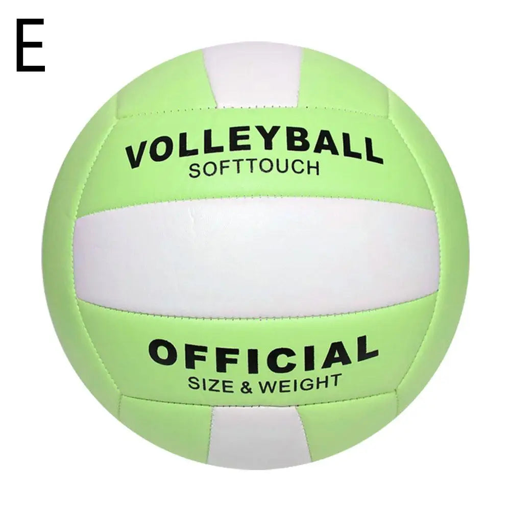 Official Size 5 Volleyball, Soft Indoor Outdoor Volleyball For Game Gym Training Beach Play Volleyballs For Beginner Teenager