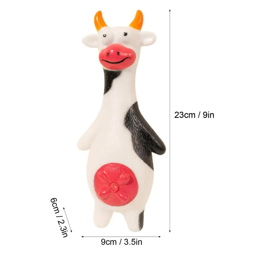 Puppy Teething Toys Dog Animal Toy Vinyls Dog Teether Animal Doll Sheep Duck Cows Sound Toy For Entertainment