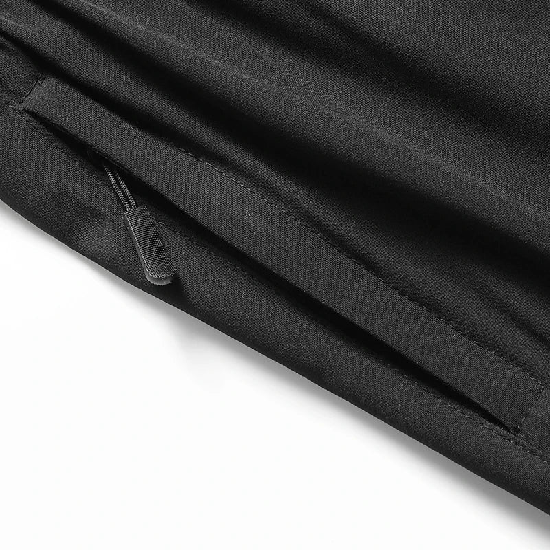 Summer High Quality Ice Thin Style Shorts Men Casual Elastic Waist Men Quick Dry Sports Style Fitness Jogging Beach Shorts