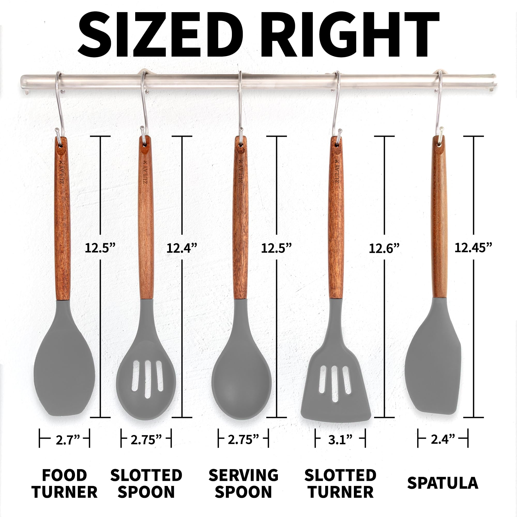 Silicone Cooking Utensils Kitchen Utensil Set - 446°F Heat Resistant Silicone Kitchen Utensils Set, Spatula,Turner Tongs, Spoon, Whisk,Kitchen Gadgets for Nonstick Cookware, BPA Free